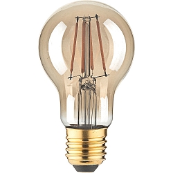Filamentlamp standaardvorm A60 GOLD schakelbaar A60 helder E27 4,5W 380lm 1800K 320� CRI 80-89 