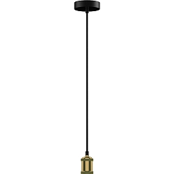 Pendelarmatuur LOFT opbouwversie, 3-polig E27 IP20, goud dimbaar