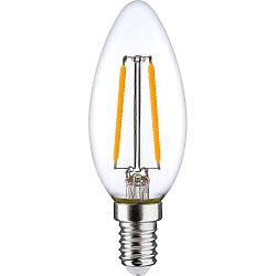 Filamentlamp kaarsvorm C35 E14 2,5W 250lm 2700K 320� CRI 80 