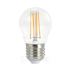 Filamentlamp druppelvorm P45 E27 4,5W 470lm 4000K CRI 80 