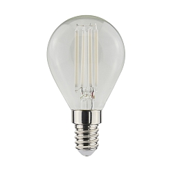 Filamentlamp druppelvorm WHITE P45 E14 6,5W 470lm 4000K 320� CRI 80-89 