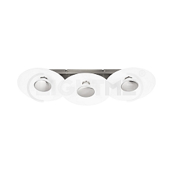 Ceiling luminaire NIKKI 3-flame, incl. 3x GU10 5W 2700K 350lm (3-StepDim), silver grey / satined