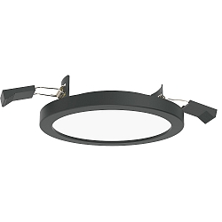 Plafondinbouwarmatuur AQUA PLANO � 14.7CM stijf, CCT Switch, schakelbaar GX53 IP44, zwart mat 
