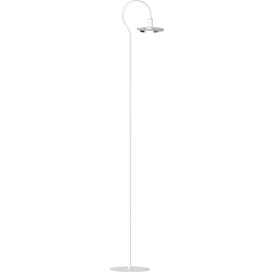 LED Floor lamp SIMPLESSA, 8W, GU10, 2700K, 650lm, white/chrome