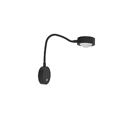 Wandarmatuur POWERLENS FLEX direct GX53 IP20, gesatineerd, zwart mat