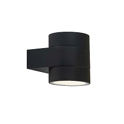 Wandarmatuur voor buitenshuis DOLIO W90 IP65, zwart dimbaar