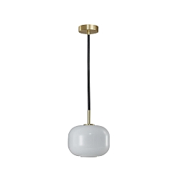 Pendelarmatuur CUSCINO SMALL G9 IP20, messing, zwart