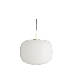Pendelarmatuur CUSCINO LARGE E27 IP20, messing, zwart