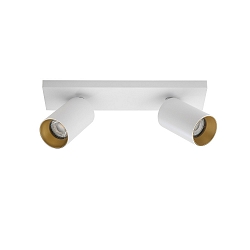 Plafondarmatuur SPOTON 2 2-vlams GU10 IP20, wit
