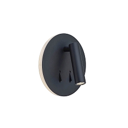 Wandarmatuur CIRCLE LED IP20, zwart 