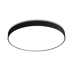 Plafondarmatuur MOON C600 LED IP20, zwart dimbaar
