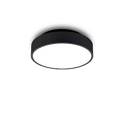 Plafondarmatuur MOON C260 LED IP20, zwart dimbaar