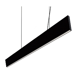 Pendelarmatuur SUPREME LONG PENDANT 120 DOWN IP20, zwart dimbaar