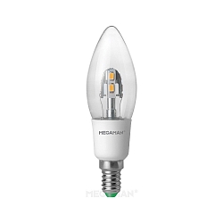 LED lamp kaarsvorm C35 E14 3W 250lm 2800K 330� CRI 80 