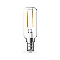 LED tube shape filament T25, E14, 2.5W 2700K 250lm, clear