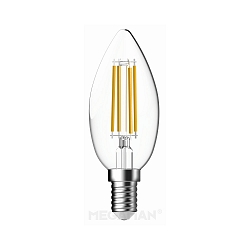 Filamentlamp kaarsvorm C35 dimbaar E14 3W 470lm 2700K 360� CRI 90 dimbaar