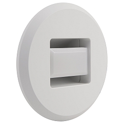 wall recessed luminaire TINA ROUND round, rotatable, direct / indirect, switchable IP20, white 