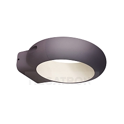 Wandarmatuur voor buitenshuis SATURNO up down IP54, antraciet 