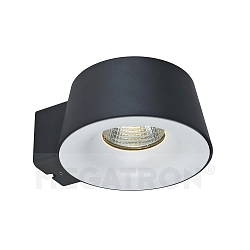 Wandarmatuur voor buitenshuis SIBU IP54, antraciet 