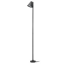 Buitenlamp GARTIA roteerbaar, kantelbaar GU10 IP65, antraciet dimbaar