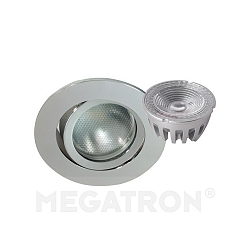Downlight DECOCLIC rond, Dim-To-Warm IP23, zilver dimbaar