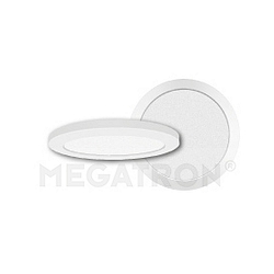 Opbouw-/inbouwarmatuur PANO CCT DIM ROUND rond, CCT Switch IP20, wit dimbaar