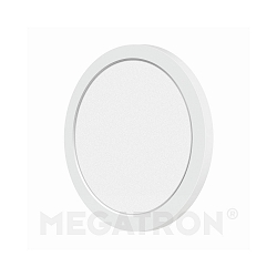 Opbouw-/inbouwarmatuur PANO CCT DIM ROUND rond, CCT Switch IP20, wit dimbaar