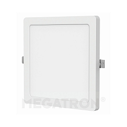 Opbouw-/inbouwarmatuur PANO DIM CCT SQUARE hoekig, CCT Switch IP20, wit dimbaar