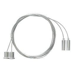 toebehoren Touwophanging TIBIA 2-voudig, zilver 200cm