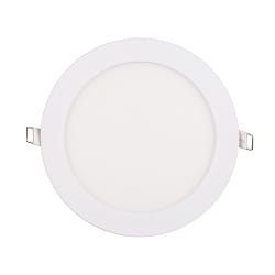 Inbouwdownlight LED PANEL FLAT 170 R SCCT DIM C rond, CCT Switch IP44, wit dimbaar