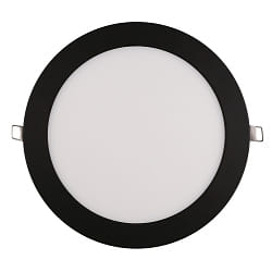 Inbouwdownlight LED PANEL FLAT 225 R SCCT MP plat, schakelbaar, multipower IP44, zwart 
