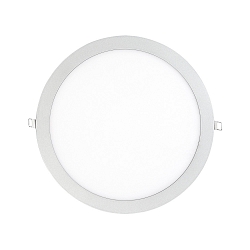 Inbouwdownlight LED PANEL FLAT 300 R 830 350MA PRISM rond, UGR < 19, excl. netvoeding IP20, mat, titaan dimbaar