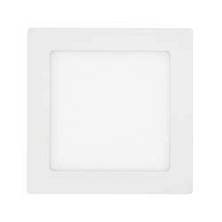 Onbouwdownlight LED PANEL FLAT 170 Q SCCT DIM hoekig, CCT Switch IP44, wit dimbaar