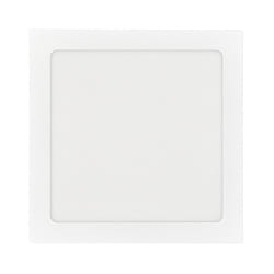 Onbouwdownlight LED PANEL FLAT 220 Q SCCT MP hoekig, CCT Switch, schakelbaar, multipower IP44, wit 