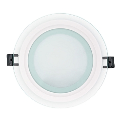 LED paneel LED GLAS PANEL 160R SCCT CCT Switch, dimbaar, dimbaar 10W 850 / 1000 / 950lm 3000 / 4000 / 5700K 120� 120� CRI >80