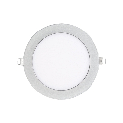 Inbouwdownlight LED PANEL FLAT 130 R 840 350MA OPAL standaard, rond, excl. netvoeding IP20, mat, titaan dimbaar
