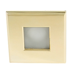 Recessed outdoor luminaire WT 50 Q, IP65 on front, � 8.6cm, GX5.3 max. 50W, gold