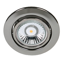 Downlight C 3830 draaibaar IP20, chroom, zwart dimbaar