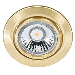 Downlight C 3830 draaibaar IP20, messing geborsteld dimbaar