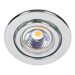 Recessed spot DOWNLIGHT C 3840, � 7cm, swiveling, chrome