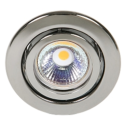 Recessed spot DOWNLIGHT C 3840, � 7cm, swiveling, black chrome