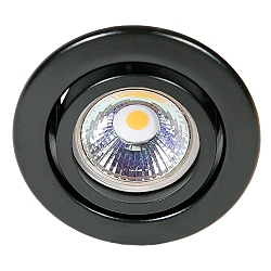Recessed spot DOWNLIGHT C 3840, � 7cm, swiveling, black