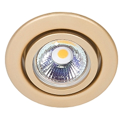 Recessed spot DOWNLIGHT C 3840, � 7cm, swiveling, gold