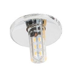 Plafondinbouwarmatuur C 411 G4 IP20, chroom dimbaar