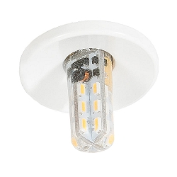 Plafondinbouwarmatuur C 411 G4 IP20, wit dimbaar