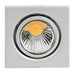 Downlight D 3830 Q draaibaar IP20, chroom mat dimbaar