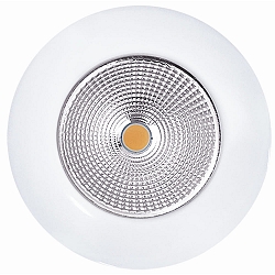 Recessed LED spot 5068 ECO FLAT, IP44, round, 350mA, 8W 3000K 700lm 24�, CRi>90, dimmable, matt white