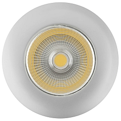 Recessed LED spot 5068 ECO FLAT, IP44, round, 350mA, 8W 3000K 700lm 24�, CRi>90, dimmable, matt chrome