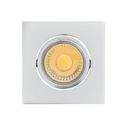 Downlight A 5068Q T FLAT plat, draaibaar IP20, chroom dimbaar