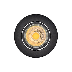 Downlight A 5068 T FLAT rond IP40, zwart mat dimbaar